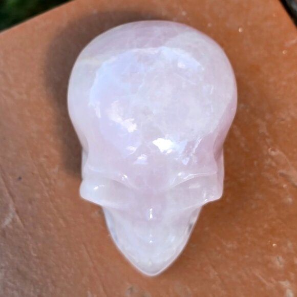 Rose Quartz Skull – Unconditional Love • Heart Healing • Divine Feminine - Picture 5 of 6
